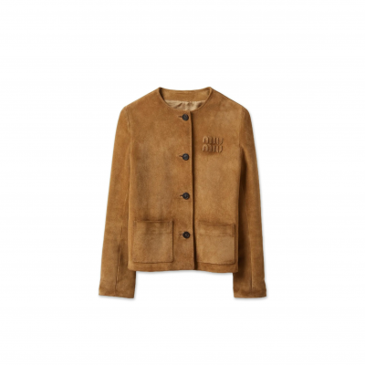 MIU MIU SUEDE JACKET MPG492